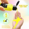 Go Ho Yellow Face Body Paint(2.1 oz),Yellow Makeup Water Based Face Paint and Body Paint for Airbrush Makeup, Special FX, Cosplay, and Halloween Make up