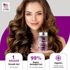 OUKEYA Hair Vitamins Hair Treatment Serum - no Rinse with Argan Macadamia & Avocado Oils - Vitamins A, C, E, Pro B5 - Hair Serum Capsule for Frizzy and Damaged - Hair Conditioner for Women & Men