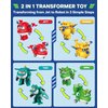 Super Wings Transformer Toys 2 inch Airplane Toys 15 Pack Mini Action Figures with Real Mobile Wheels for Kids 3 4 5 6 7 8+ Birthday Party Supplies for Preschool Boys and Girls