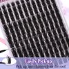 Fluffy Lash Clusters 10-20mm manga lashes 168 Pcs Spiky Lash Clusters C Curl Anime Individual Lashes Thin Band False Eyelashes DIY Cluster Eyelash Extensions at Home, by Anforlin