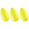 Dr.Fish 30 Pack Oval Foam Floats Trout Floats Fishing Rig Floats Pompano Walleye Catfish Crawler Harness Bead Stopper Sinker Stops Yellow 0.45X0.78