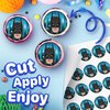 30 x Edible Cupcake Toppers Themed of Batman Face Collection of Edible Cake Decorations | Uncut Edible on Wafer Sheet