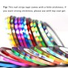 36 pcs 1mm 2mm 3mm Popular Nail Striping Tape Line For Nails Decorations Diy Nail Art Self-Adhesive Decal Tools