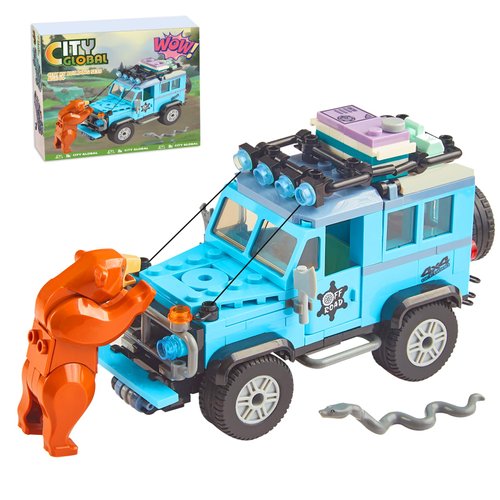 City Off-Roader Car Building Blocks Sets, Compatible with Lego City Car Toys for Boys Age 8-12, City Vehicles Building Kit with Bear, Great Gift Christmas Birthday Idea for Kids Teen and Adult(277Pcs)
