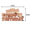 Beaver Party Decorations Beaver Birthday Party Supplies Includes Beaver Birthday Banner Cake Topper Cupcake Toppers Balloons for Birthday Decorations Canada Party Decorations
