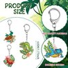 Lcnjscgo Reptile Party Favors 12 PCS Acrylic Reptile Themed Key Chains Alligator Lizard Gecko Snake Turtle Snail Frog Chameleon Reptile Party Supplies Decorations Jungle Gift Classroom Prize for Kids