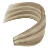 YoungSee Wire Hair Extensions Highlight Invisible Wire Human Hair Extensions Highlights Light Brown with Platinum Blonde Real Hair Wire Extensions Human Hair Extensions with Wire 70G 12Inch