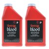 Vampire Blood - 2 PACK! - Perfect for Special Effects, Halloween Costumes and Creature Cosplay, 2 16 Oz Bottles Fake Blood