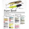 Heddon Super Spook Topwater Fishing Lure for Saltwater and Freshwater, Golden Shiner, Super Spook (7/8 oz)