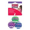 KONG - Cat Active Tennis Balls with Bells - Juguete para gatos con un cascabel dentro - Pack de 1