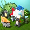 Kasyat 9 Pieces Dinosaur Stuffed Animals 4-6 Inch Mini Plush Dinosaur Figures Assortment Keychain Soft Backpack Ornaments Pendant for Stocking Stuffers, Doll Machine, Dinosaur Party Favors