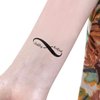 Kullder Custom Infinity Temporary Name Temporary Tattoo, Personalized Name Temporary Tattoos 30 Tattoos