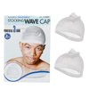 MAGIC Stocking Wave Cap Pack Hair Du Rag - 1 Black and 1 White, Spandex Fabric, Flexible, Breathable, one Size, Comfortable, Wig, Hair Extensions, Wig Cap, Stays on Your Head