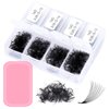 Obeyalash 600 Fans Premade Lash Extensions Fans Premade Volume Fans Eyelash Extensions Pro Made Fans Lash Extensions D Curl Handmade Loose Fans for Lash Extension Supplies (14D-0.05D-D, 8-15mm)