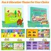 2023 New Toddlers Busy Book: Montessori Quiet Book Travel Games Puzzle Board Books for Kids Gifts, Develop Early Learning & Cognitive Skills - Dinosaur Theme.