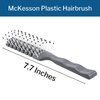 McKesson Plastic Hairbrush, Hair Brush, Single Patient Use, Grey, 7.7 in, 12 Count