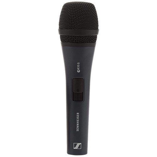 Sennheiser Professional E 835-S Dynamic Cardioid Vocal Microphone with On/Off Switch