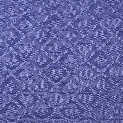 Ebrick Suited Poker Table Speed Cloth, 108 x 60 Inches Two Tone Table Cloth with Diamonds Hearts Clubs and Spades Patterns, Dustproof and Waterproof Tablecloth for Poker Tables (Purple)