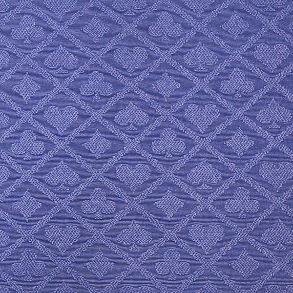 Ebrick Suited Poker Table Speed Cloth, 108 x 60 Inches Two Tone Table Cloth with Diamonds Hearts Clubs and Spades Patterns, Dustproof and Waterproof Tablecloth for Poker Tables (Purple)