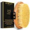 ICANdOIT-High Strength Dry Body Brush for Skin,Natural Bristle Exfoliating Massage Brush for Cellulite and Lymphatic,Stiff Tampico Improve Circulation,Stop Ingrown Hairs,Reduce Acne,Soften Skin