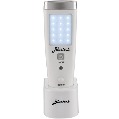 Bluetech A1EMERGENCYLIGHT Avalon LED Flashlight Night Emergency Preparedness, Portable Unit with Motion Detection,Power Failure Light & ETL Approved Blackout Light, 1 Pack, White