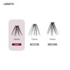 i-ENVY 30D Extension Cluster Individual Lashes, Easy to Apply, Flat Tapered-End Root, Pre-fanned Volume Lashes, J Curl with Soft Fiber, Quick Application for Salon Quality & Result (Short-56Clusters)