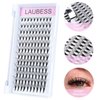 Premade Fans Eyelash Extensions 20D Mixed Tray Pointed Base Premade Lash Extensions Fans Middle Stem Premade Lash Fan Synthetic Mink Volume Lash Extensions (20D-0.07C-12-18mm)