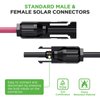 ZOUPW Solar Extension Cable,10 Ft Solar to Anderson/XT60/DC7909/DC5521 Adapter Solar Connector for Solar Panel to Ecoflow River & Delta Series Power Station