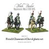 Black Powder Napoleonic Wars French Chasseurs a Cheval Figures 1:56 Military Wargaming Plastic Model Kit WGN-FR-12