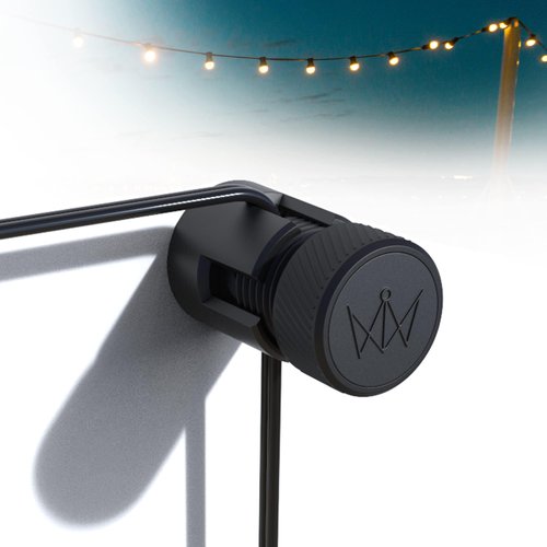 YARDHAUS Crown Elite Mini Hanging Anchors are The Simple, Secure and Stylish Solution for All Your String Light Installation Projects. A Single Pack of 4 can Hang up to 60' of String Lights.