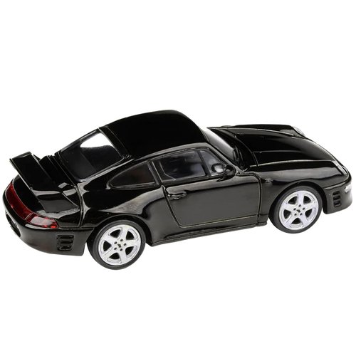 Paragon 1995 RUF CTR2 Black 1/64 Diecast Model Car
