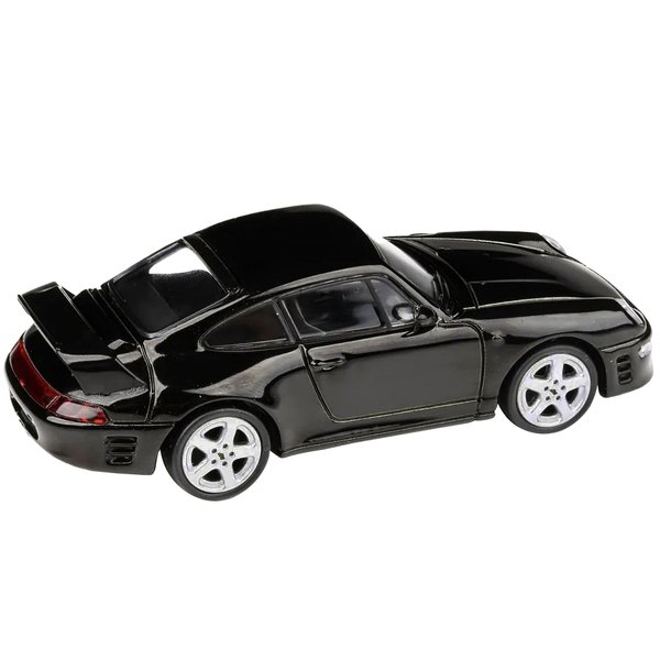 Paragon 1995 RUF CTR2 Black 1/64 Diecast Model Car