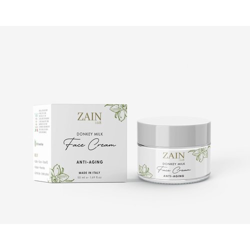 ZAIN1 Moisturizing Face Cream – Anti-Aging with Donkey Milk, Vitamins, and Protein