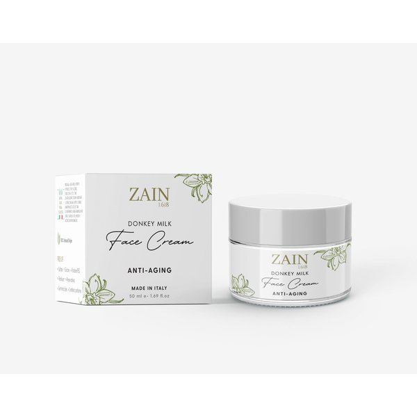 ZAIN1 Moisturizing Face Cream – Anti-Aging with Donkey Milk, Vitamins, and Protein