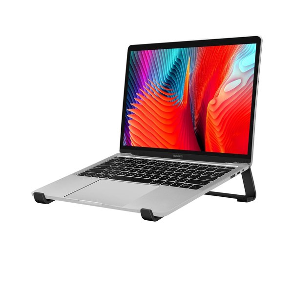 Thibault Aluminum Laptop Stand for Desk - Cooling Ergonomic Design - Fits MacBook Air Pro/DELL/HP/Lenovo/ThinkPad/Alienware - 13/14/15.6/16 -Easy Assembly- Ventilated Laptop Stand for Optimal Airflow