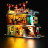 DALDED LED Lighting Kit for Lego Family Reunion Celebration, LED Light Compatible with Lego 80113 Building Block Models (Remote Control Version)