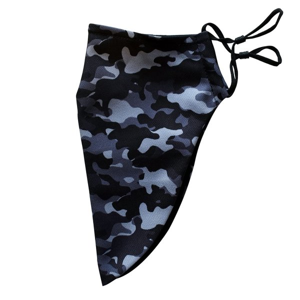 Beard Face Mask for Men with a Beard, Bearded Men Face Mask, Reusable and Comfortable Beard Mask (Camouflage Gray)