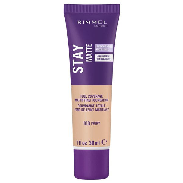 Rimmel Stay Matte Foundation, Ivory, 1 Fluid Ounce