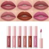 CHARMFORYOU 6Pcs Matte Liquid Lipstick Set，Long-Lasting Wear Non-Stick Cup Not Fade Waterproof Lip Gloss Set Lipstick for Women(Group A)