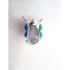 Generic Tiny mini silver metal hair claw clip with rhinestones your color choice (set (Primary color: Pink)
