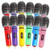 CCINEE 12 Pack Inflatable Microphones, 9.4 Inch Giant Blow Up Microphone Inflatable Microphone Props for 80s 90s Musical Concert Themed Party Favors(Ramdon Colors)