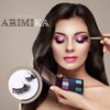 Arimika Fluffy Long Thick Dramatic Look 3D Mink False Eyelashes, Handmade Reusable Lashes for Makeup D008
