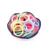 20Pcs Mix 14 Colors Safe Silicone O Ring Baby Silicone Pacifier Dummy Chain Adapter Holder O Ring Inner Size 21.5mm
