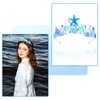 Mermaid Crown Pearl Mermaid Birthday Decorations Mermaid Party Favors Mermaid Crown Adult Mermaid Headband Hair Accessories Halloween Costume women Mermaid Blue Tiaras Seashell Starfish Fish Tail