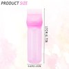 6 Ounce Root Comb Applicator Bottle, 2 Pack Hair Oiling Applicator Bottle with Graduated Scale Hair Dye Brush Oil Bottles for Hair Styling Profssional Hairdressing Coloring Styling Tool(Whie & Purple)