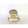 Generic Medium gold tone textured metal hair claw clip