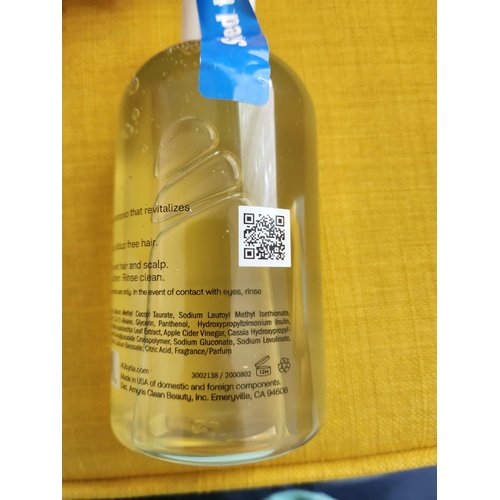 Generic 4U by Tia Clarifying Shampoo with Apple Cider Vinegar and Hemi15, 13 fl oz