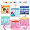 Montessori Busy Board 2 3 4 Year Old Toddlers Girl Toys: Preschool Learning Activity Baby Quiet Book Birthday Gifts Easter Basket Stuffers Classroom Game Autism Educational Travel Toy 12 18 Months