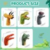 5 Pcs Dinosaur Finger Puppets Party Faovrs for Toddler and Kids 1-3 3-5 4-8, Mini Baby Finger Puppet Toys, Small Animals Finger Puppet Bulk Toys for Kids Prizes, Puppet Show Theater Props