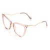 FEISEDY Blue Light Blocking Glasses Computer Glasses Women Men Fashion Cateye Glasses B2914
